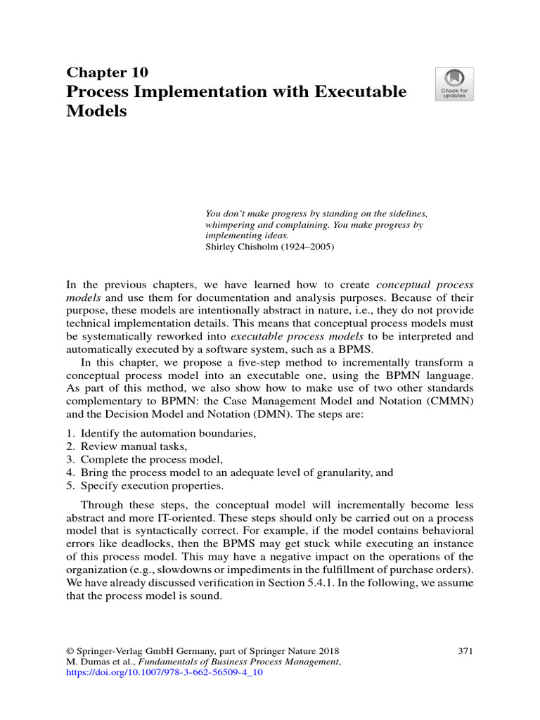 Process implementation with executablemodels download free pdf data