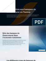 Introduction Aux Banques de Financement en Tunisie