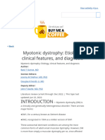 Myotonic Dystrophy - Etiology, Clinical Features, and Diagnosis - Uptodate Free