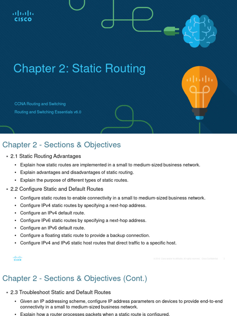 Static Routing 1708129646 | PDF | I Pv6 | Router (Computing)