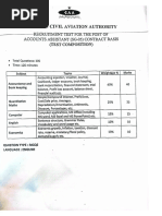 Accounts Assistant Test Comp