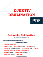 Adjektivdeklination