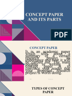 Concept Paper and Its Parts