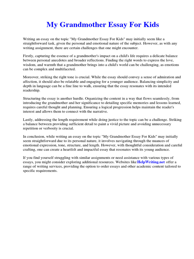 my-grandmother-essay-for-kids-guide-pdf-stocks