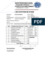 Fiche de Cotation Inpp