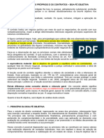 A Teoria Dos Atos Próprios e Os Contratos - Boa-Fé Objetiva