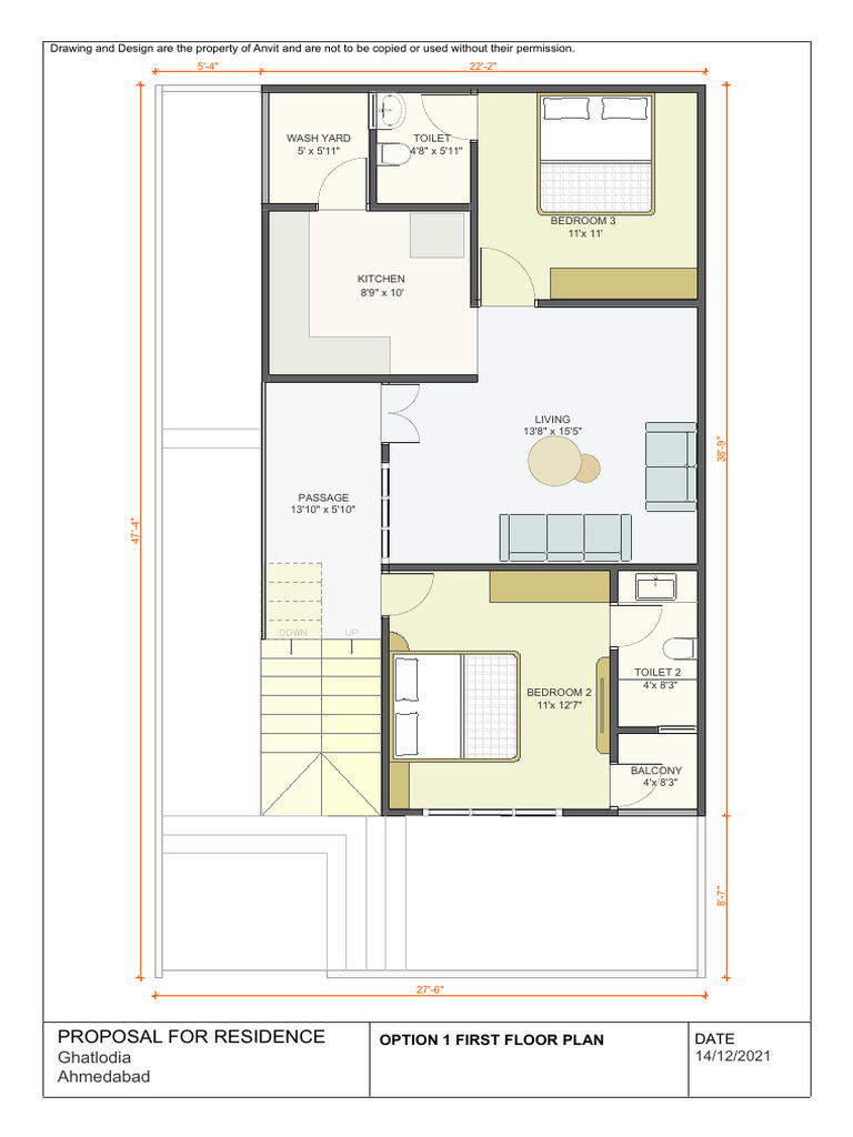 Option 1 First Floor Plan - 1412 | PDF | Culture Of Queensland ...