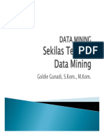 Sekilas Tentang Data Mining