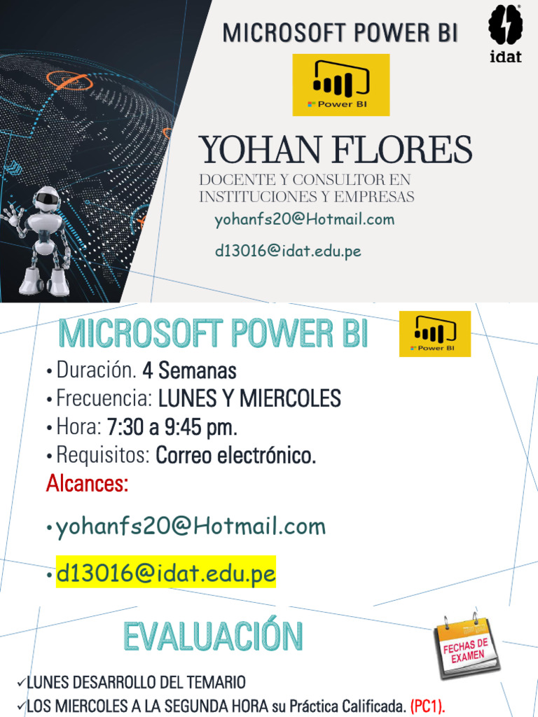 Curso de Power BI en IDAT | PDF