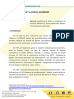 ACS-ACE NOTA JURÍDICA CONASEMS (Inexistência de Direito de Incentivo Adicional-14º)