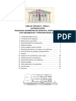 Dibujo Técnico I. Tema 1. Introducción. Trazados Geométricos Básicos, Operaciones Con Segmentos Y Proporcionalidad