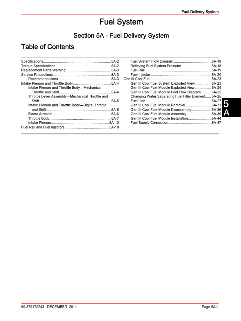 Marine Fuel System Guide | PDF | Throttle | Fuel Injection