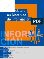 Plan de Estudios - Licenciatura en Sistemas de Información