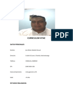 CV José Zabaleta - Candidato Soporte Operativo Región Huehuetenango