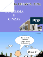 Quaresma e Cinzas