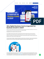 Vbizcard in Blog Details Digital Business Card Importance