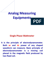 Analog Measuring Instruments