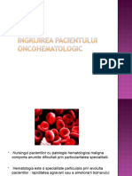 2013 Ingrijirea Pacientului Hematologic