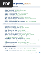  Linux Essential Operations - CheatSheet