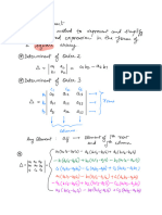 Determinants Class Notes