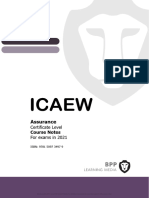 BPP Learning Media - ICAEW Assurance Cerrificate Level Course Notes For Exams in 2021 - Libgen - Li