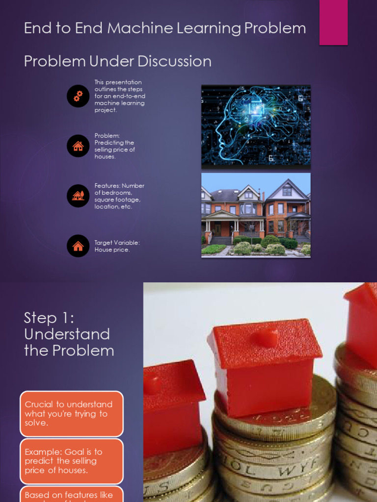 End To End Machine Learning Problem Problem Under Discussion | PDF ...