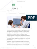 Nociones Básicas para Entender Excel