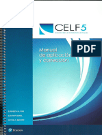 CELF-5 Manual de Aplicación y Corrección