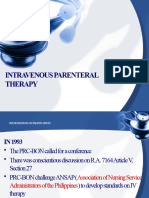 Intravenous Parenteral Therapy