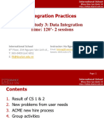 Topic 11 - Case Study 3 - Data Integration