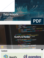 DataAnalytic-04 - NumPy & Pandas