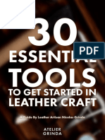 Essential Tools To Get Started in Leather