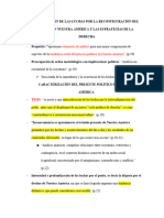 Intensificación de Las Luchas Por La Reconfiguración Del Poder en Nuestra América y Las Estrategias de La Derecha