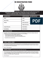 CP Football Member Form