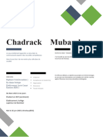 Chadrack Mubamba CV (NV)