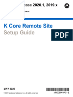 K Core Remote Site Setup Guide