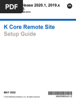 K Core Remote Site Setup Guide