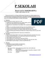 Tata Tertib Sekolah Sistem Point