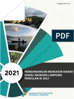 Perkembangan Indikator Makro Sosial Ekonomi Lampung Triwulan III-2021