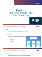 MOVING FORWARD Chapter 5 - Cara Memposisikan Bisnis Di Pasar