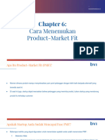 MOVING FORWARD Chapter 6 - Cara Menemukan Product Market Fit