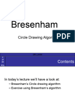 Bresenhams Circle Alg