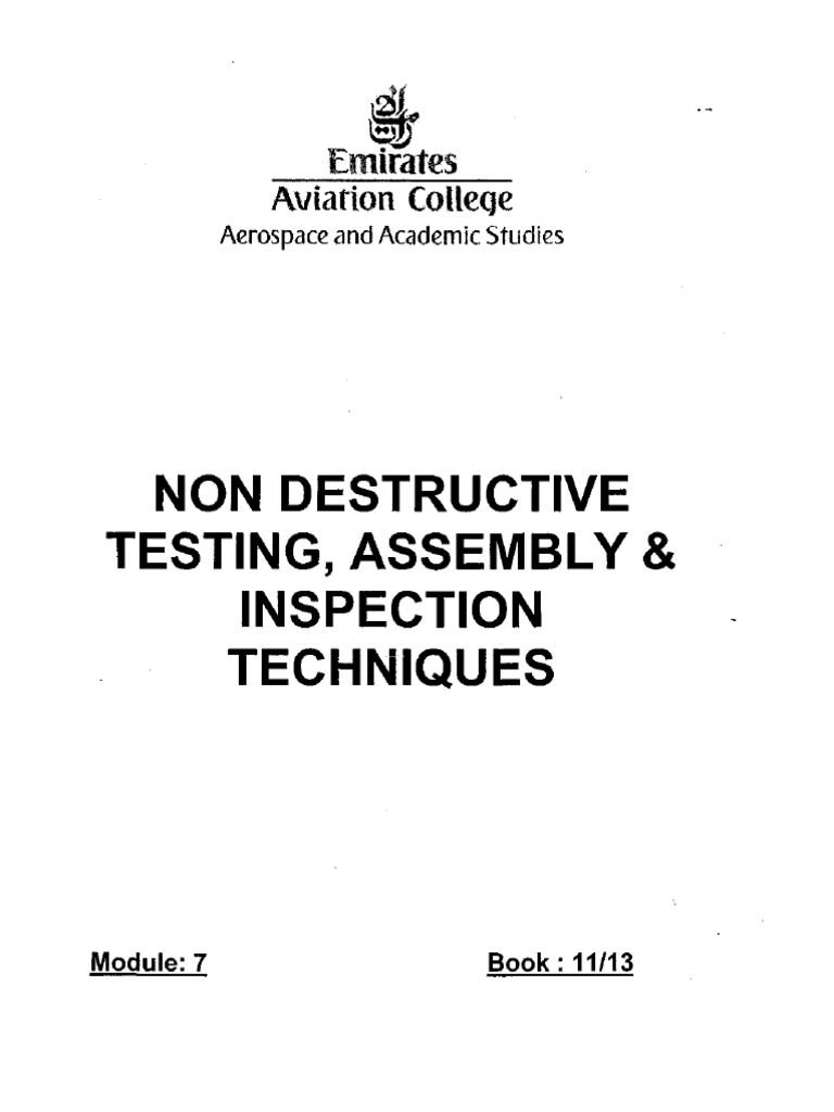 Mod 7 book 11 n dt methods pdf corrosion nondestructive testing