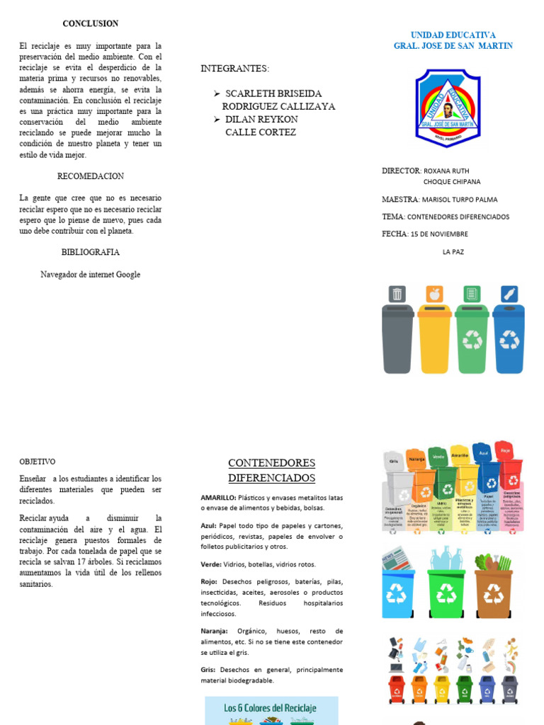 Importancia del Reciclaje Ambiental | PDF | Reciclaje | Residuos