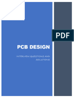 PCB Design Interview Questions and Solutions