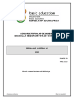 Afrikaans HL P1 May-June 2021