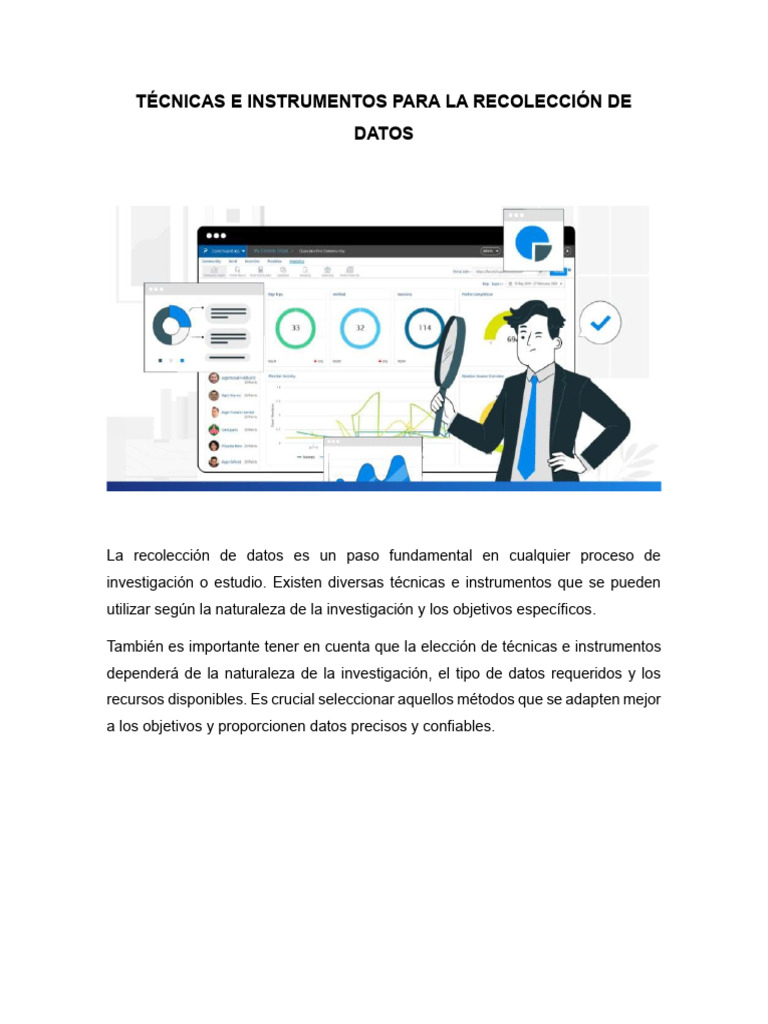 Técnicas e Instrumentos de Recolección de Datos | PDF | Metodología de ...