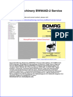 Bomag Machinery Bw90ad 2 Service Manual