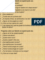 Tema 97 Preguntas de San Valentín