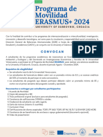 Convocatoria Erasmus+ 2024
